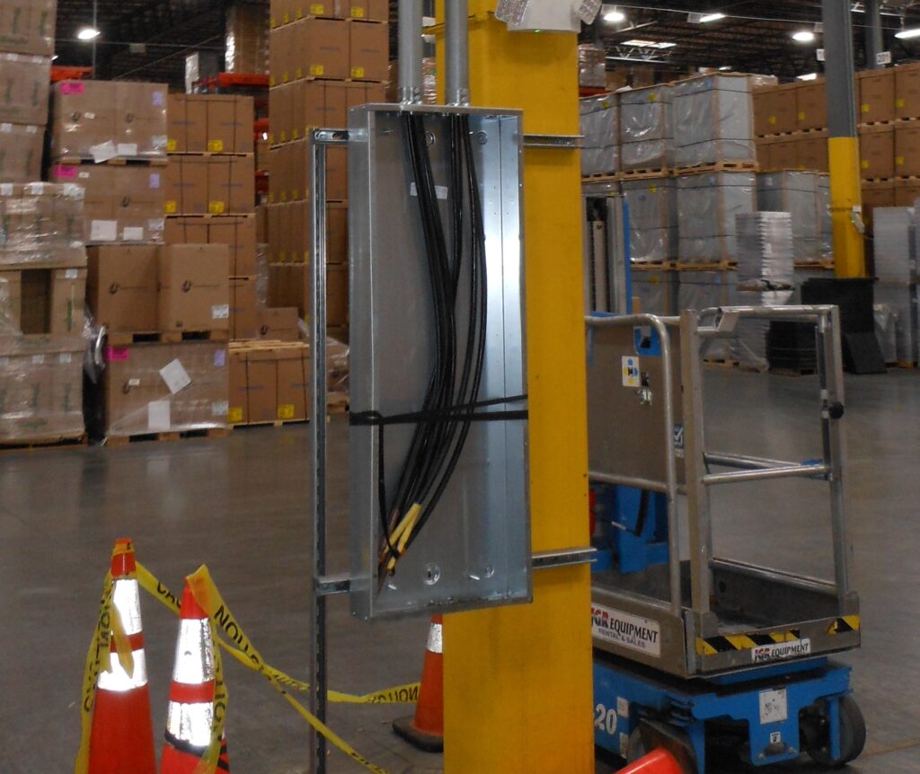 Panel for DC Fast charger hub